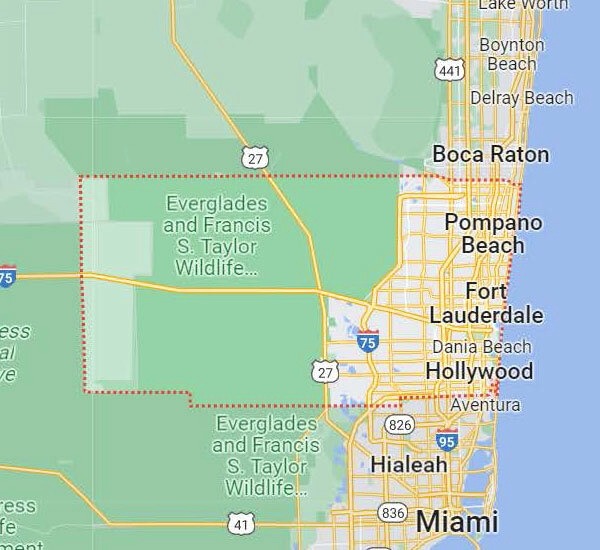 Broward County Map