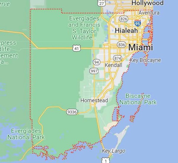 Miami-Dade County Map
